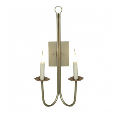 Minimalist Steel Candle Wall Light