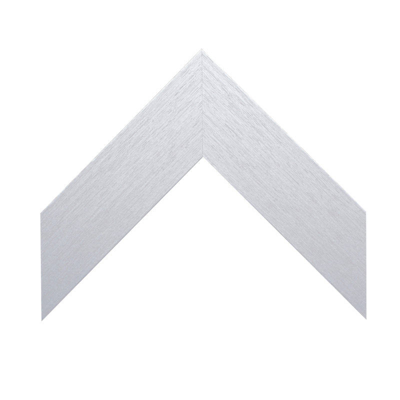 Miroir Meade, Argent brossé, 28 po x 54 po