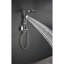 Accessoire de douche en nickel brossé avec pomme de douche à pluie de 10 po, douche à 4 mains, piquet à glissière réglable et porte-savon dans un coussinet Union