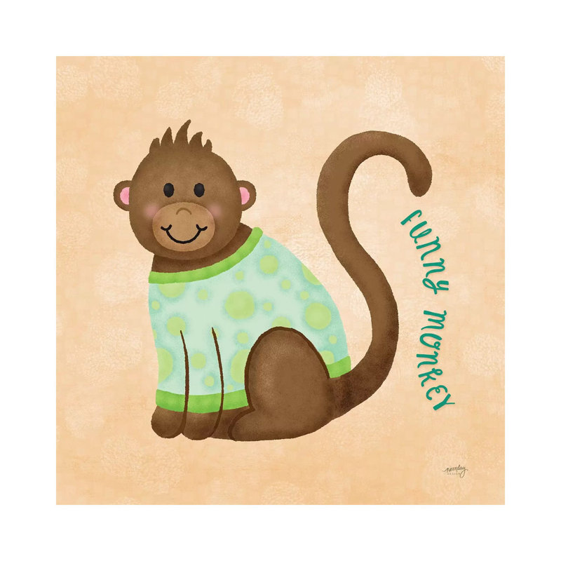 Baby Safari IV by Noonday Design - Wrapped Canvas Gallery-Wrapped Canvas Giclée, 30.48 cm H x 30.48 cm W