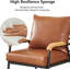 Fauteuil capitonné large de 24 po Barthelmess