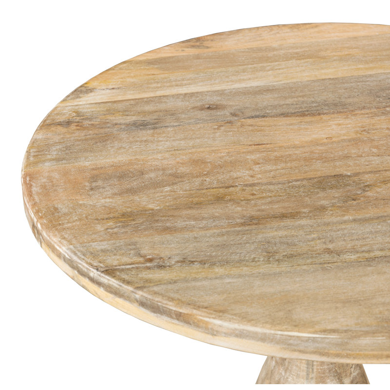Table de bar ronde 36 po avec 2 tabourets de bar Clara Leaf Christella