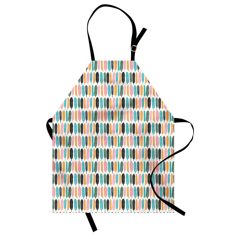 Multicolore, tablier de feuilles de rose Bungalow