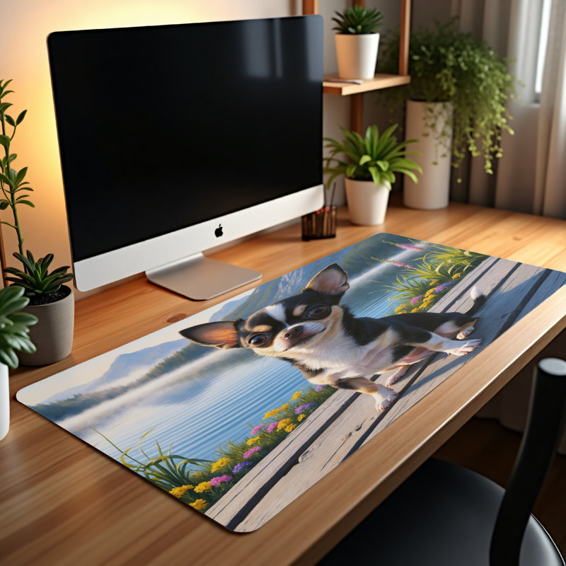 Polyester Desk Pad, 31.5x15.5
