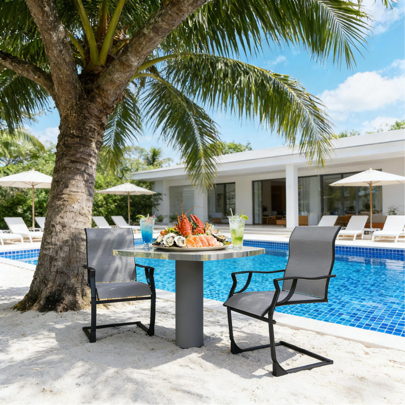 Ensemble de 2 chaises de patio pour l'extérieur