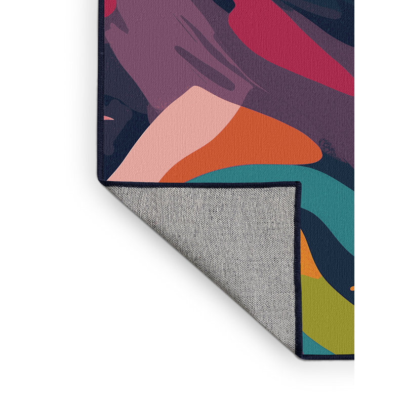 Chromatic Illusion Rug, Round 3'