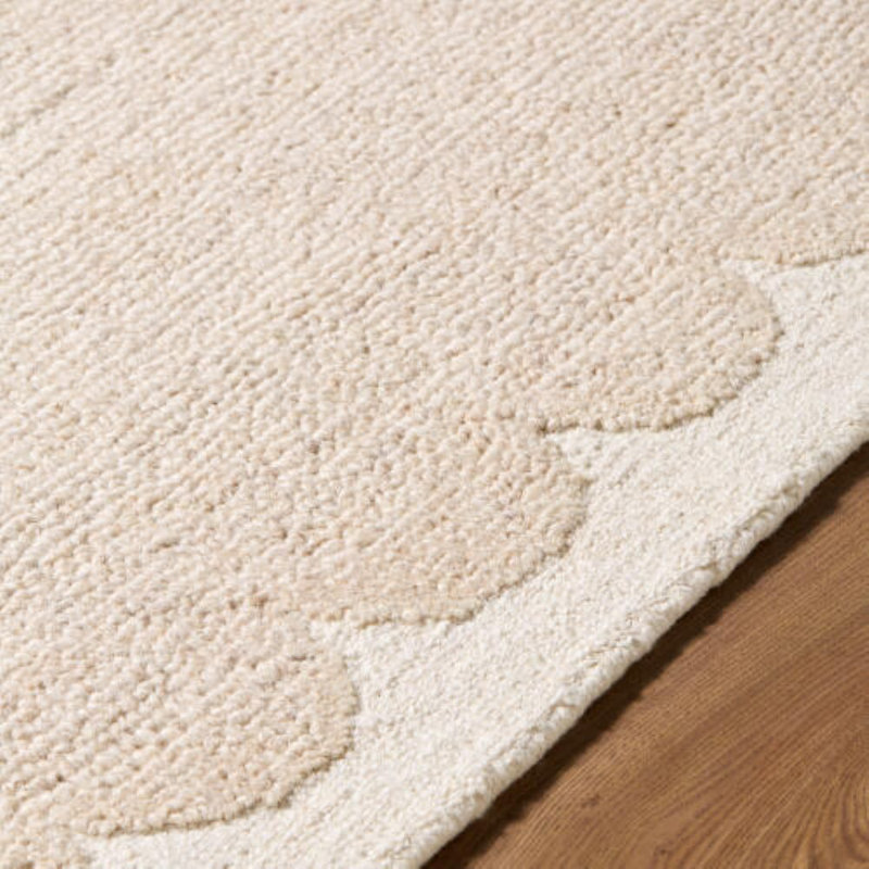 Long Island Handmade Rug, Rectangle 8' x 10', Ivory/Beige