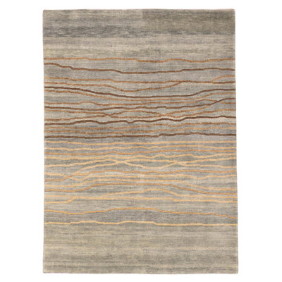 Peshawar Ziegler Grey Rug 5'1" x 7'1"
