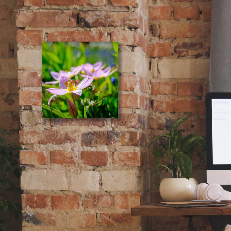 «Flower I», art mural sur toile, 37 po x 37 po, H 12 po x l 12 po x P 0,75 po