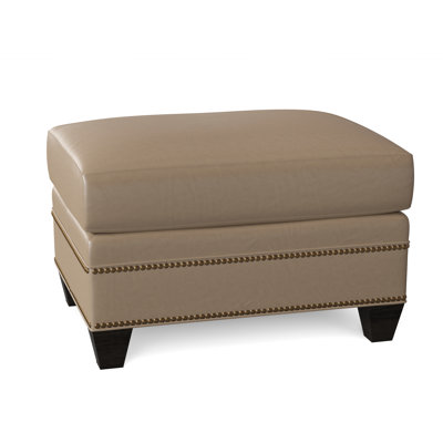 Raylen Leather Ottoman