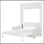Lit escamotable double pleine grandeur avec coussin-561508858