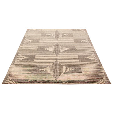 One Of A Kind Tangier Cream, Brown 8'0" x 9'11"Area Rug
