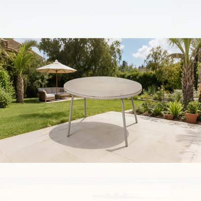 Round Outdoor Dining Table – Elevate Your Patio and Garden with Durable and Stylish Design