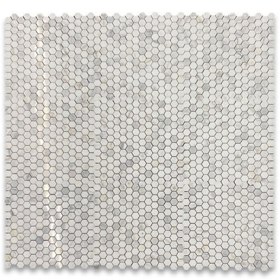 Carreau de mosaïque en marbre 11 po x 11 po