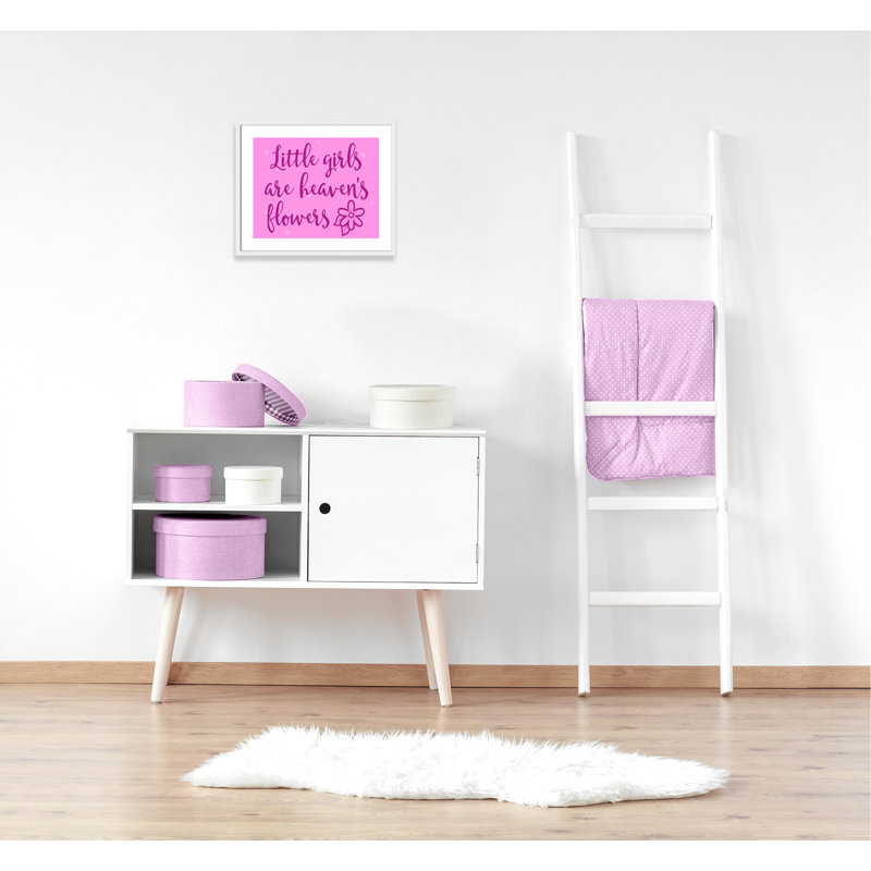 Juvenile Wall Decal, 20.5" H x 24.5" W  x 1.18" D, White Box Framed