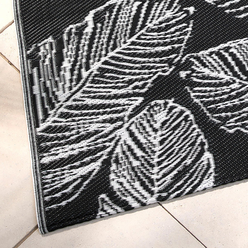 Matteo 100% Polypropylene Picnic Blanket, Black