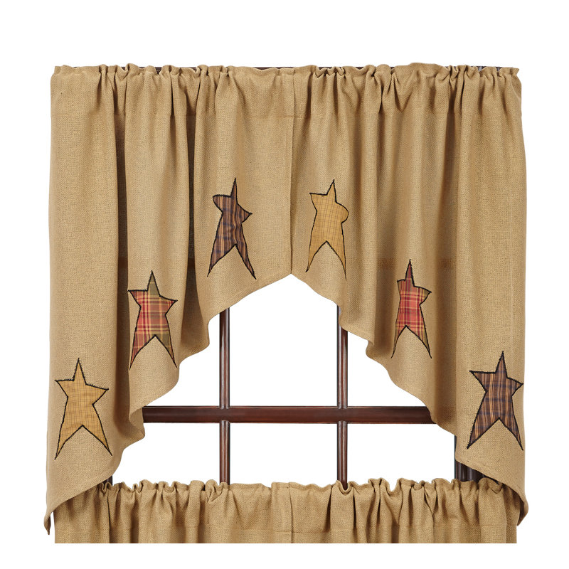 Cantonnière en étoile 36 po applique