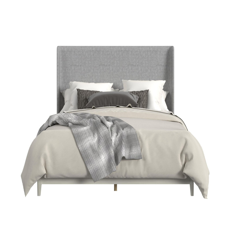 Lit en amande gris clair Picket House Furnishings Clare UPH, Double