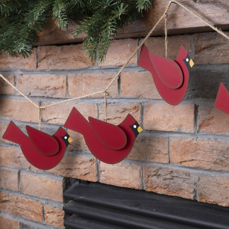 Guirlande de Noël rouge 6 pi