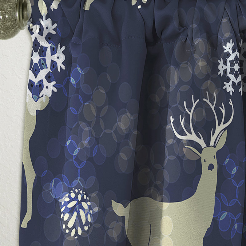Rideau simple occultant Elynne Raindeer, L 52 po x L 95 po