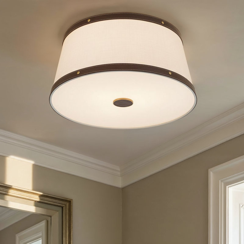 Libby Langdon Callahan 17'' Luxe Gold Flush Mount, Gold