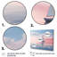 Voilier, tranquillité, pastel, coucher de soleil, réflexion sur toile-1168833906-1204378462