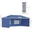 Tente escamotable avec 4 parois latérales 10 pi x 20 pi Outsunny-112831106-112831108