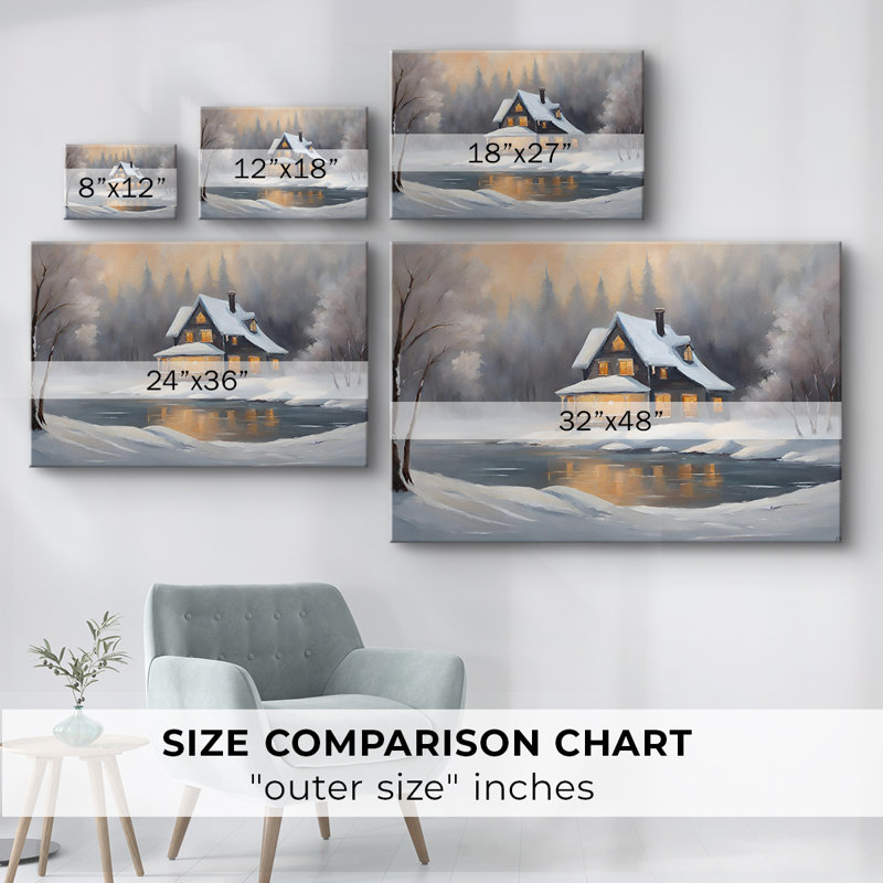 Paysages rétro-CXLV -Galery Wraraped Cavas, 12 x 18
