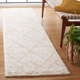 Bindiya Shag Performance Geometric Rug