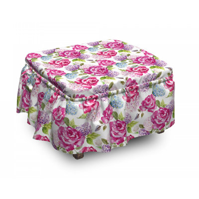 Box Cushion Ottoman Slipcover