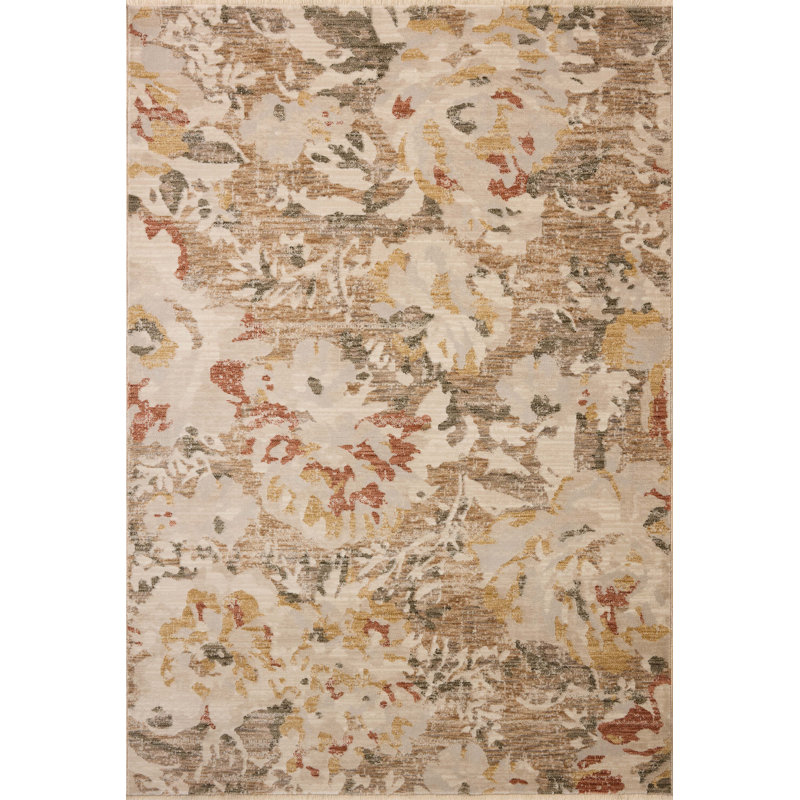 Tapis brume / coucher de soleil Loloi Eileen, Carré 1 pi 6 po