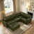 Green Faux Leather