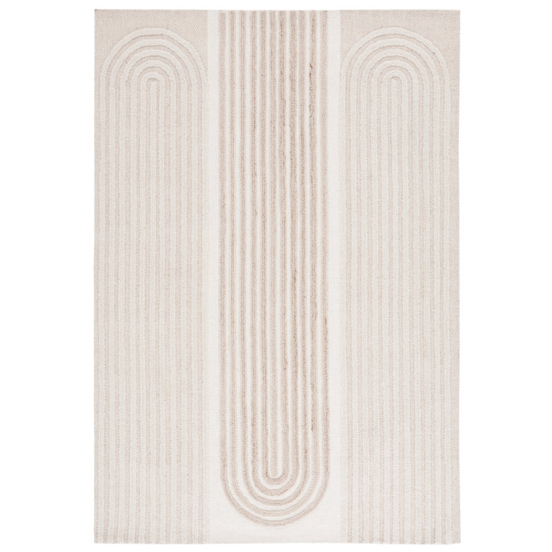 Neppur Southampton Hand Tufted Performance Geometric Shapes Rug, Rectangle 4' x 6'