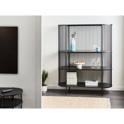 151 cm H x 120 cm W Iron Standard Bookcase