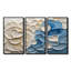 «Blue and White Spiraling Hearts I», ensemble de décorations murales spirales abstraites-107186684-107186692