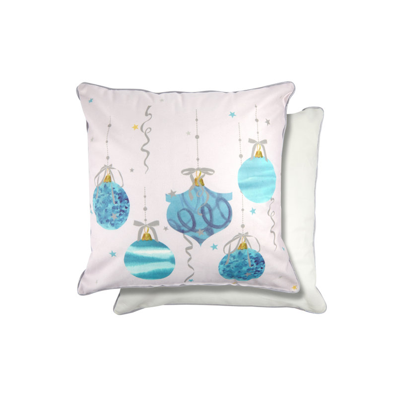Stoudt Square Cushion Cover, Aqua