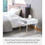 Plain Yamazaki Home Side Table With Storage Shelf, Living Room Bedroom Couch End Accent Table, Steel-46492040