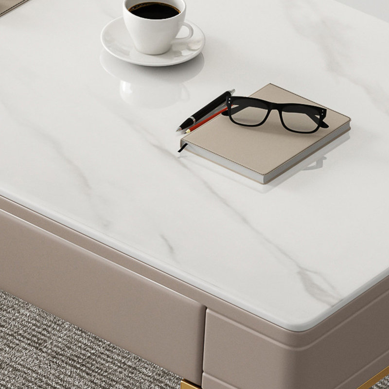 Bureau de rangement moderne de luxe, H 29,52 po x l 78,74 po x P 27,55 po