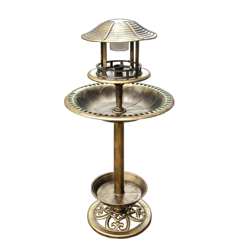 Blacksmith Plastic / Acrylic Tiered Birdbath