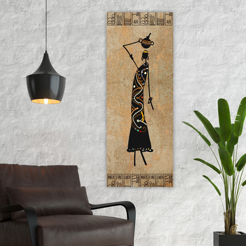 Superbe peinture sur toile décorative, 11,8 po x 31,5 po | 100% toile, encadrée avec un cadre 100% bois (épaisseur: 1,6 po) | Parfait pour la décoration intérieure, le salon et le bureau, élégant et accrocheur