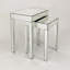 Quinnlynn Mirrored Glass Top Nesting Tables