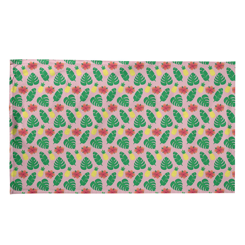 Mcguinness Tea Towel Kitchen Towel, Cotton Twill, Pink