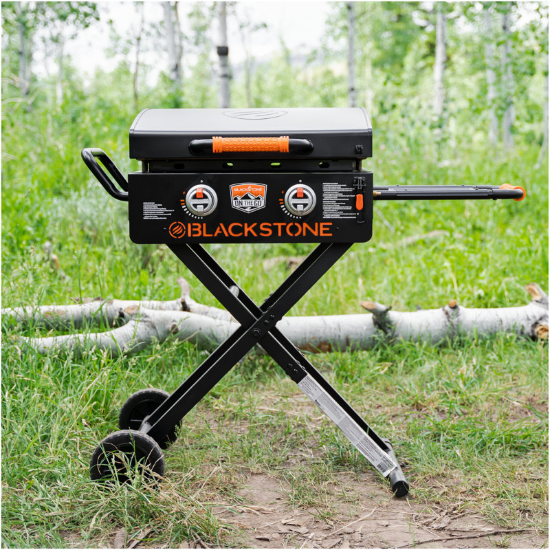 Original 22in Omnivore Flex-fold Cart Griddle W/hood Bundle