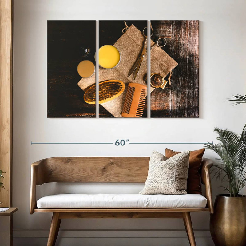 Shuttleworth Hair Tools Flatlay, 32" H x 50" W