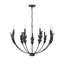 Lustre classique / traditionnel 9 lumières à intensité variable-1129066577