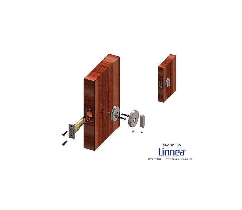 One Sided Deadbolt, Satin Stainless Steel