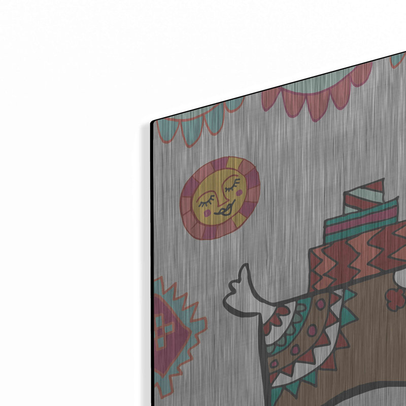 «Playful Llamas I» par Farida Zaman, H 24 po x l 24 po