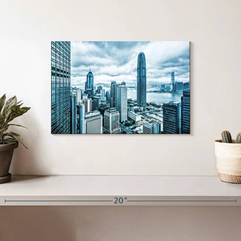 Nicci, majestueux horizon de Hongkong, H 8 po x l 12 po