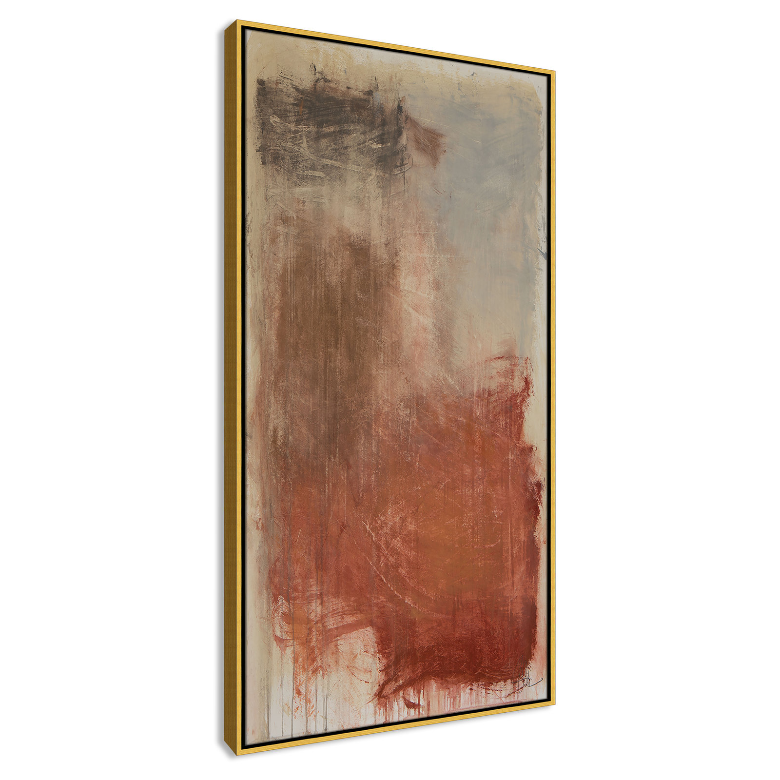 Colin "Autumn Over The Riviera" Print, 49.5" H x 25.5" W, Gold