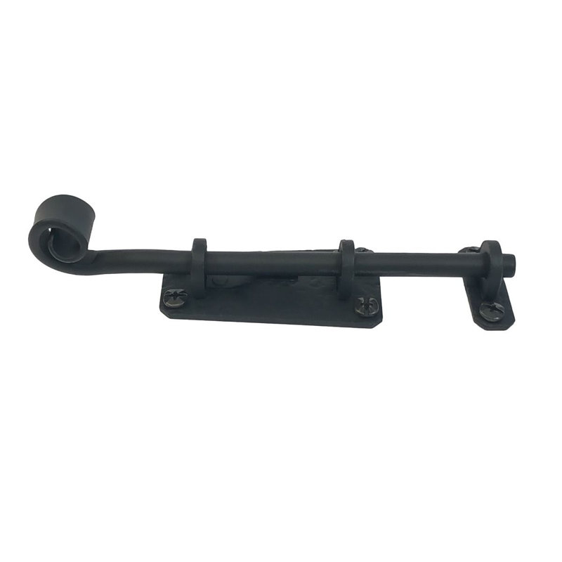 6" Forged Iron Curled Surface Bolt